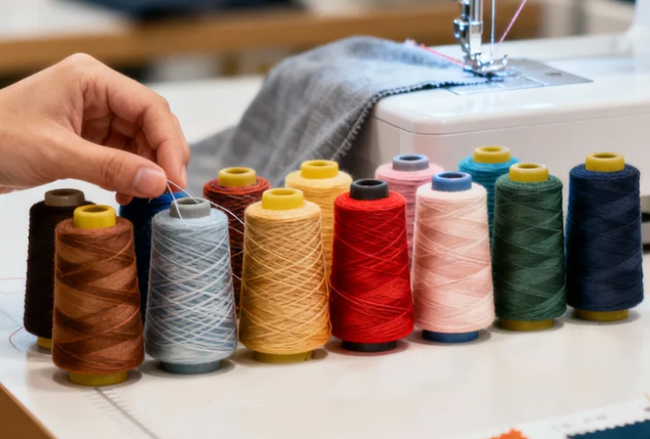Различия между полиэстером и нейлоновой швейной ниткой